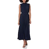 Nanette Nanette Lepore Womens Smocked High Neck Pleated Maxi Dress