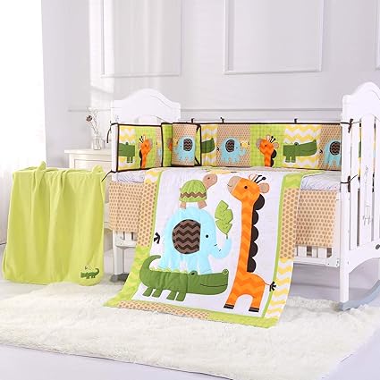 giraffe cot bedding