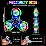 Gigilli LED Fidget Spinner 2 Pack with Lights | Glow in the Dark 7.5 cm view 5