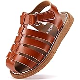 BMCiTYBM Baby Boy Girl Closed Toe Sandals Infant Summer First Walking Shoes Non-Slip Fisherman Sandals 6 9 12 18 24 Months