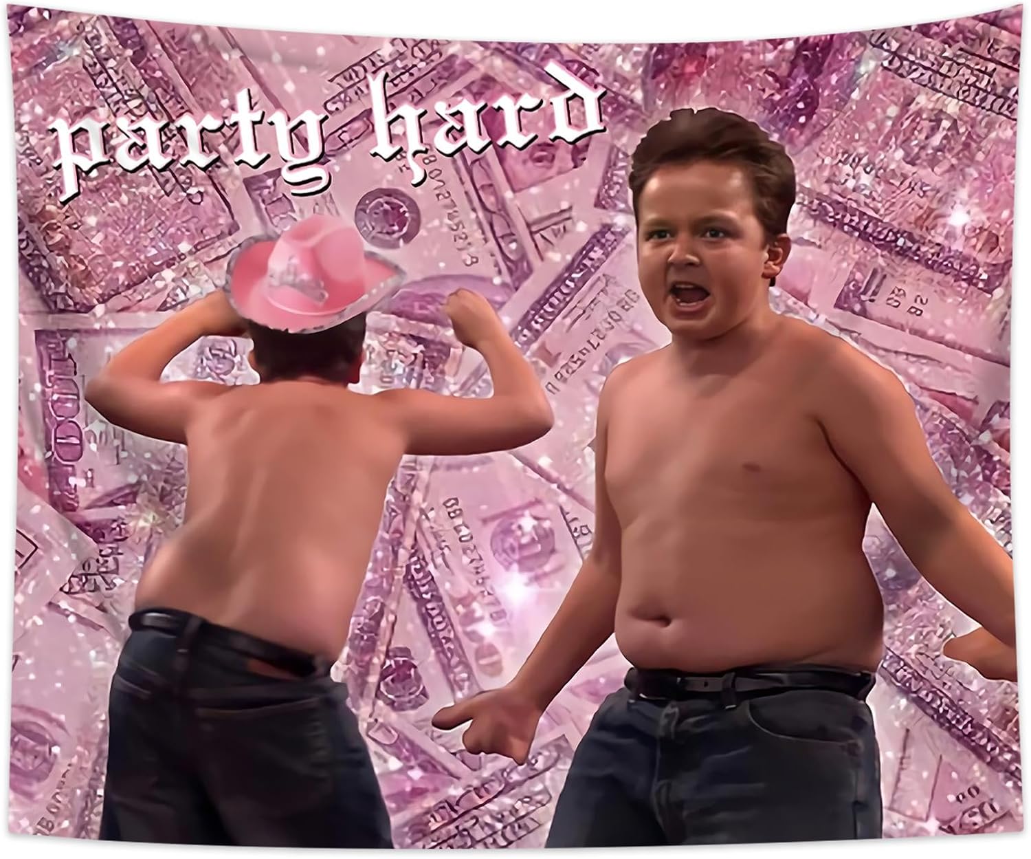 Tapestries - QGHOT Gibby Meme Tapestry Funny, Funny Tapestries Flag for College Dorm, Man Babe Cave Wall Decor Tapestry for College Dorm Living Room Bedroom Girls Boys poster 60×50in