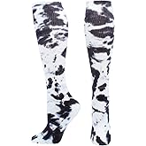 Tie Dye Multisport Tube Socks Soccer Softball Volleyball for Girls Boys Women and Men Youth and Adult