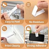 Suminey 12mm TZe-231 Label Tape 5 Pack Black on White Laminated for Brother PT view 7