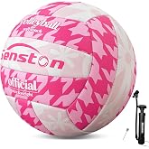 Senston Volleyball Official Size 5 Soft Waterproof for Indoor Outdoor Beach | Hard-wearing PVC, Fade-resistant, Anti-deform, Great Air Retention, Low Maintenance, Training Entertainment