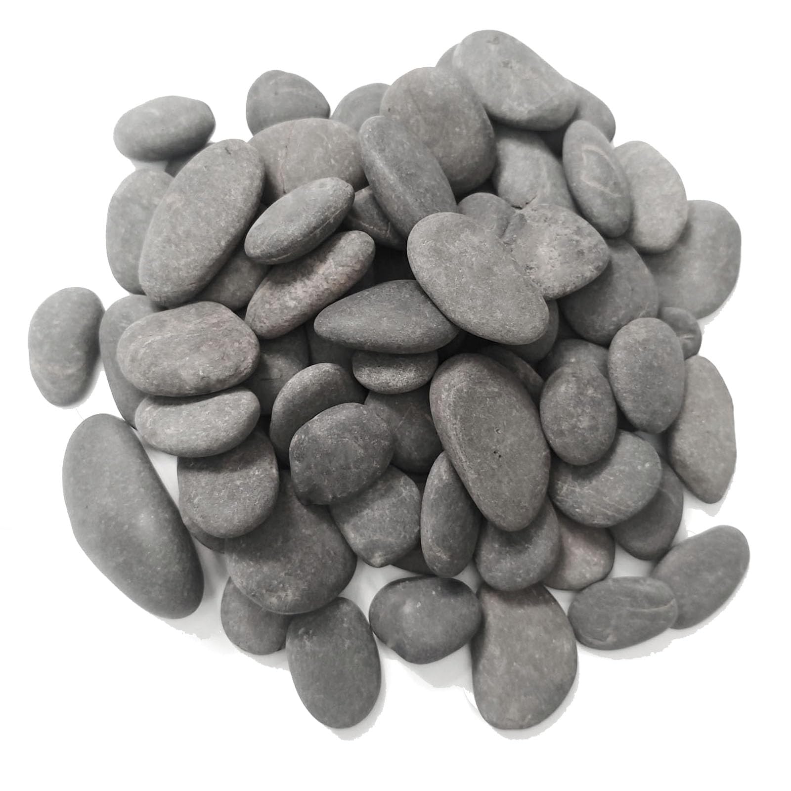 Photo 1 of 2 lbs River Rocks (1"–1.7") Aquarium Gravel, Rocks for Fish Tank Decorative Pebbles for Plants Rocks for Plants Drainage
