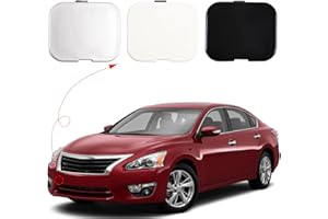 CZShiYue Front Bumper Tow Hook Cover Towing Eye Cap for Nissan Altima 2013 2014 2015 622A03TA0A 622A0-3TA0A (White, Right Passenger Side)