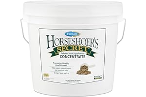 Farnam Horseshoer's Secret Pelleted Hoof Supplements Concentrate, Economic formula with 25 mg. of biotin per 2 oz. serving, 3.75 lb., 30 day supply