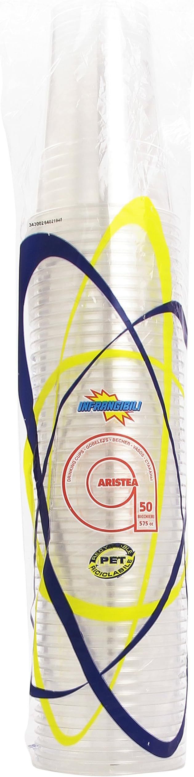 Aristea Cups, shatterproof, 575 cc - 50 pieces