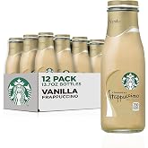 Starbucks Frappuccino Coffee Drink, Vanilla, 13.7 Fl Oz (Pack of 12)