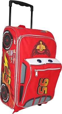 Pixar Cars 17 inches Lightning McQueen Shape Luggage