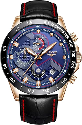 lige mens watches top brand luxury