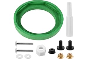 AS738756-0070A Toilet Tank to Bowl Bolts and Gasket Kit, Toilet Tank Repair Kit for American Standard Champion 2-Piece Toilet