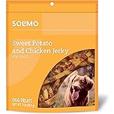 Amazon Brand - Solimo Sweet Potato &amp; Chicken Jerky Dog Treats, 2 pounds