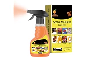 Adhesive Remover Spray - Glue Removal Liquid Tape Remover Sticker Lifter, for Removing Stickers Labels Decals on Glass, Metal