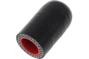 ACROPIX 5/8" 16mm ID 4-ply Polyester Silicone Rubber Hose End Cap for Coolant Turbo Bypass Valve Vacuum 5mm 30mm Black Outsid