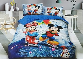 double bed sheet cartoon