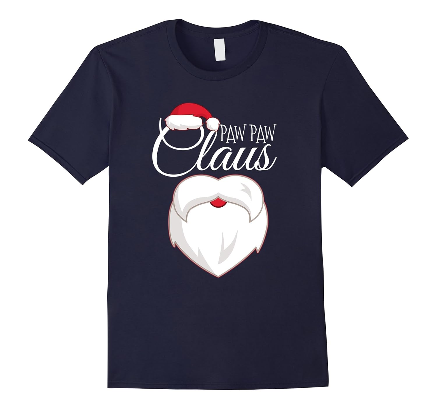 Paw Paw Claus Funny Christmas Shirt | Santa Christmas Shirt-Rose