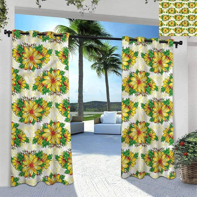 Amazon.com : ScottDecor Garden Modern Window Curtains for Garden Drapes