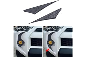 RAVOTOM Front Fog Light Decals Compatible with 2014-2024 Toyota 4Runner Accessories Front Bumper Grill Trim ABS Plastic Material (Black)