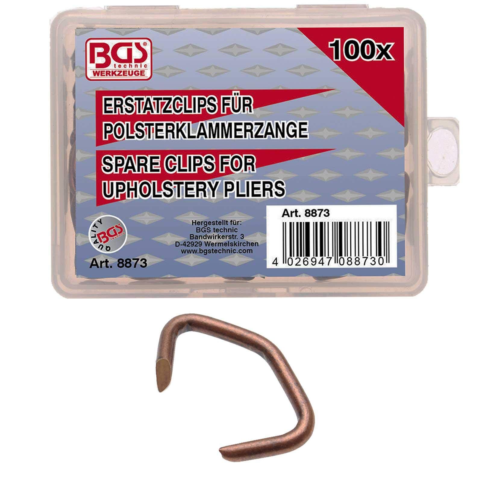 BGS 8873 | Upholstery Clips | 100 pcs.