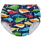 green sprouts baby boys Pull-up Reusable Absorbent Swimsuit and Toddler Swim Diaper, Navy Whale League, 24 Months US