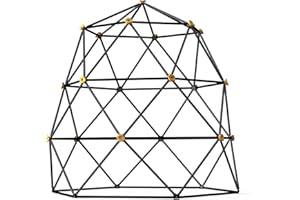 gobaplay Climbing Dome – SummitPro 7.5ft Kids Outdoor Climber, Metal Backyard Play Structure Playground Equipment with Rock Climbing Hand Grips