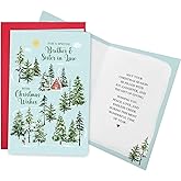 Ogeby Christmas Card for Brother and Sister in Law, Forest Scene Xmas Card, For a Special Brother and Sister in Law with Christmas Wishes