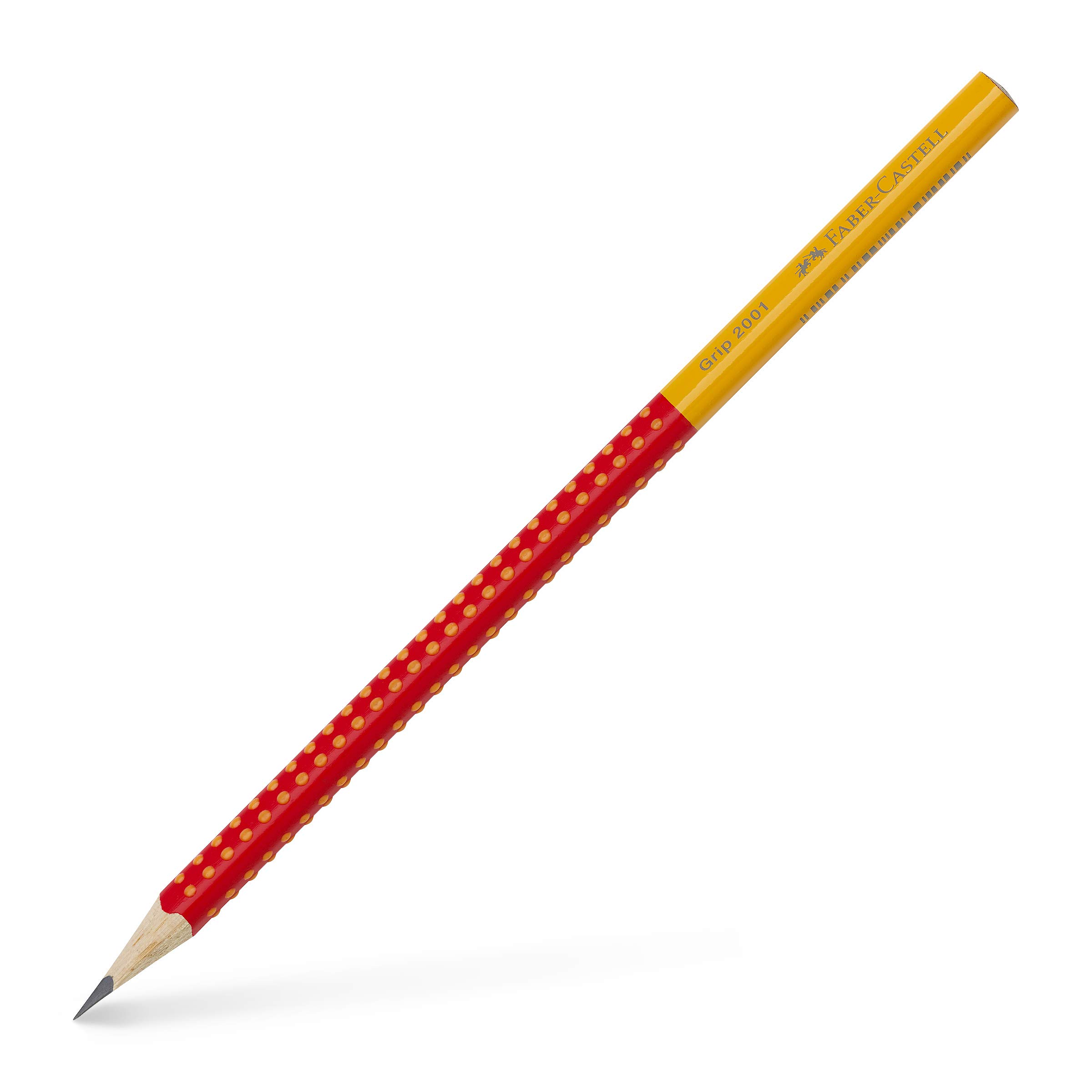 Faber-Castell Grip 2001 Two Tone 517022 Pencil Red
