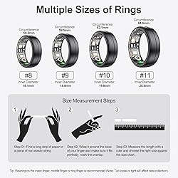 Temdan Smart Ring (2025 Upgraded),Wearable Fitness