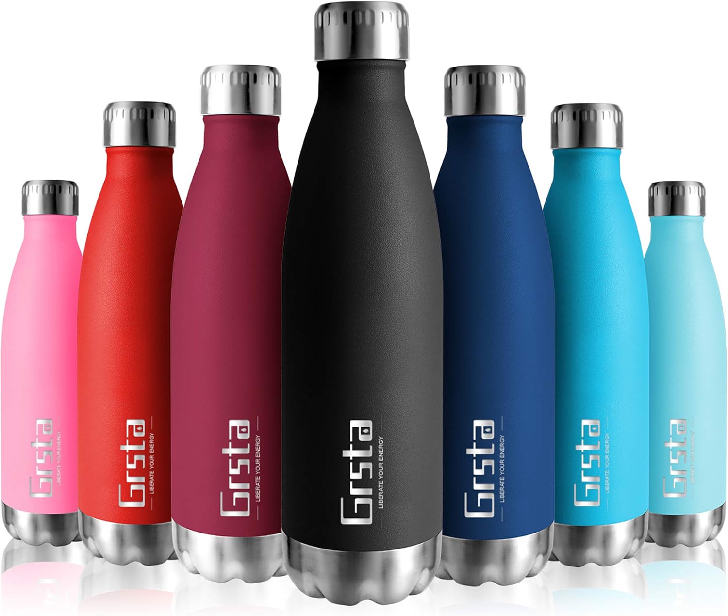 Grsta Thermosflasche BPA Frei Vakuum Isoliert Edelstahl Trinkflasche