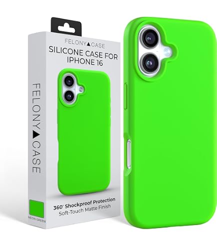 Amazon.com: FELONY CASE iPhone 16 Clear Case, TPU Polycarbonate