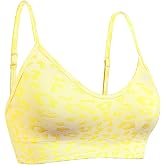 AUROLA Leopard Seamless Adjustable Strap Sports Bras for Women | Removable Pads, Stay Put, Ribbed, Knit-in Jacquard, Spaghetti Strap, Backless, Medium Support, Cheetah, Yoga, Gym, Pilates