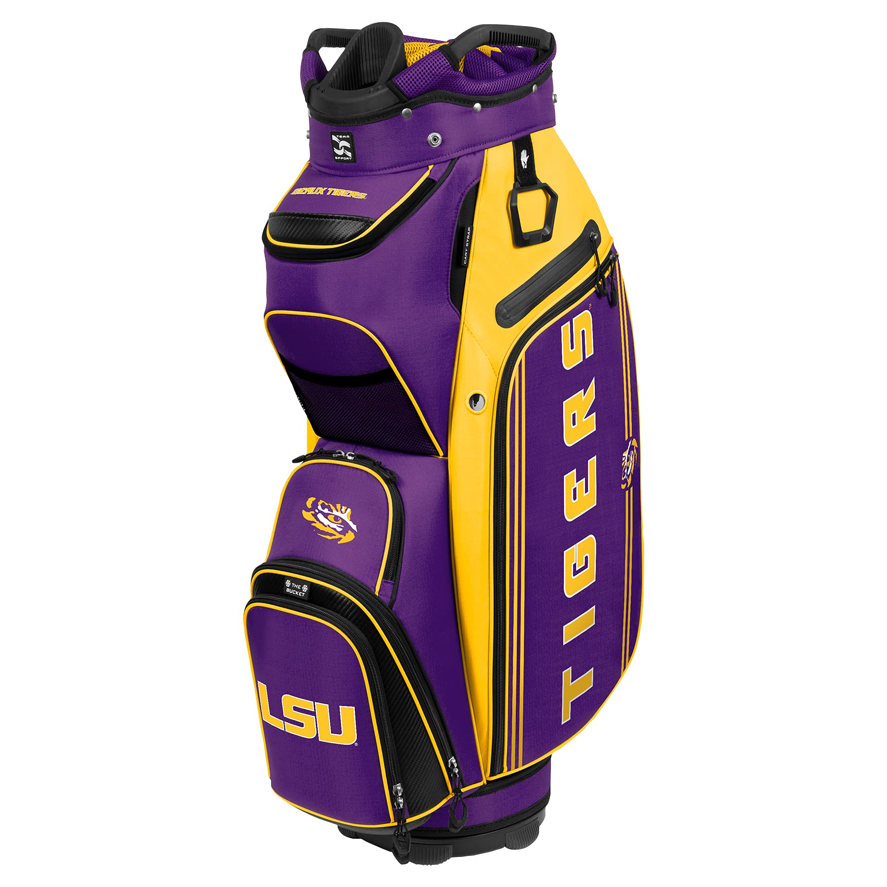 LSU Tigers Bucket III Cooler Cart Golf Bag Image