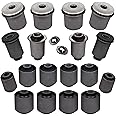 AUTOACER - Front Rear Suspension Kit of 18 pcs - Front Upper & Lower Control Arm Bushings, Rear Upper & Lower Trailing Arm Bushings & Rear Panhard Rod Bushings for CRUISER & LX470 4WD Year 1998-2007