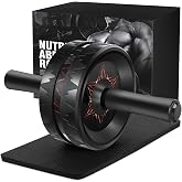 AB Roller Wheel - Ab Roller for Abdominal Workout and Core Strength Training, Portable Ab Wheel Roller Exercise for Men Women Fitness Lover, No Noise Ab Wheels with Thick Knee Pad for Home Gym &amp;Travel
