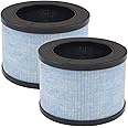 H13 Premium True HEPA Filter, DH-JH01 Upgrade HEPA Filter Replacement for Aroeve MK01 MK06, Pomoron and Kloudi DH-JH01, Intelabe EPI080/EP1080 & Elechomes EPI081/EP1081, 2 Pack