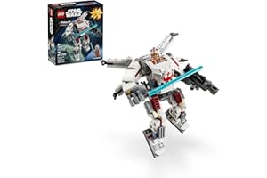 LEGO Star Wars Luke Skywalker X-Wing Mech, Buildable Star Wars Action Figure with Luke Skywalker Toy, Collectible Building Set for Kids, Creative Star Wars Gift for Boys and Girls Ages 6 and Up, 75390