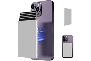 MPVWALT Magnetic Card Holder Wallet for Magsafe Wallet, Minimalist Slim Card Wallet for Phone,Pop Up Magnetic Wallet,Slim Metal Wallet Card Holder Compatible with iPhone 15/14/13/12/Pro/Pro Max/Mini Series