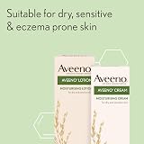 Aveeno Cream with Colloidal Oatmeal 300ml Pack of 3 for Dry Sensitive Skin view 7