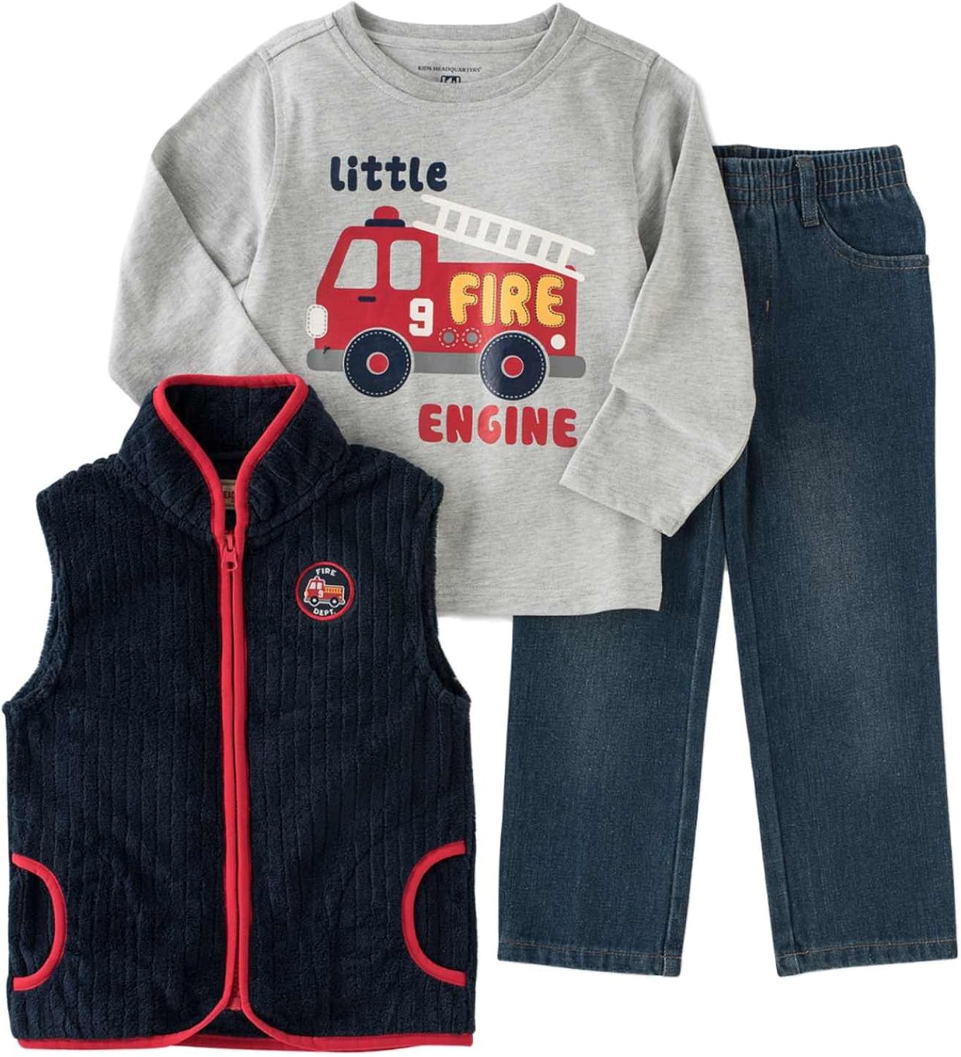 baby fire truck outfit