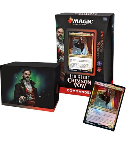 mtg vampire tribal commander deck Edgar Markov Fully Customized : Toys & Games Style:Playmats - Rapunzel cat-tcg No more weeks of Magic: The Gathering Edge