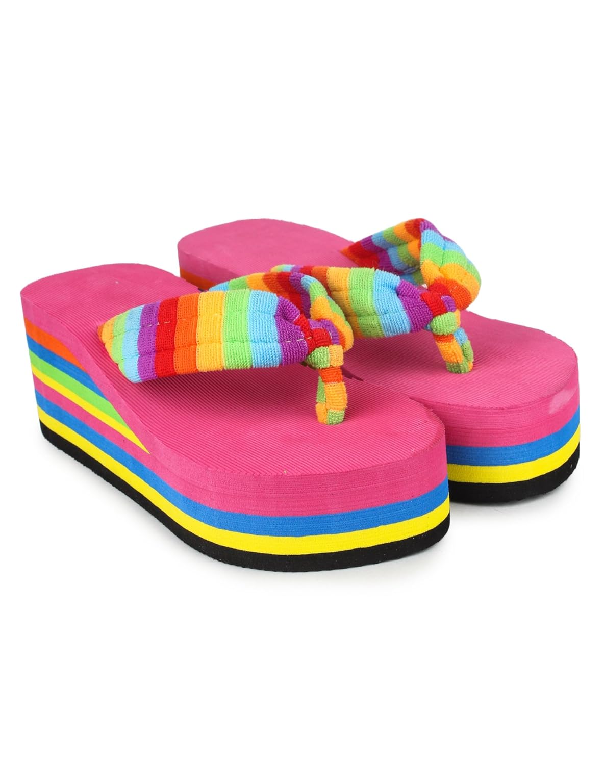 do bhai women's synthetic flip flops