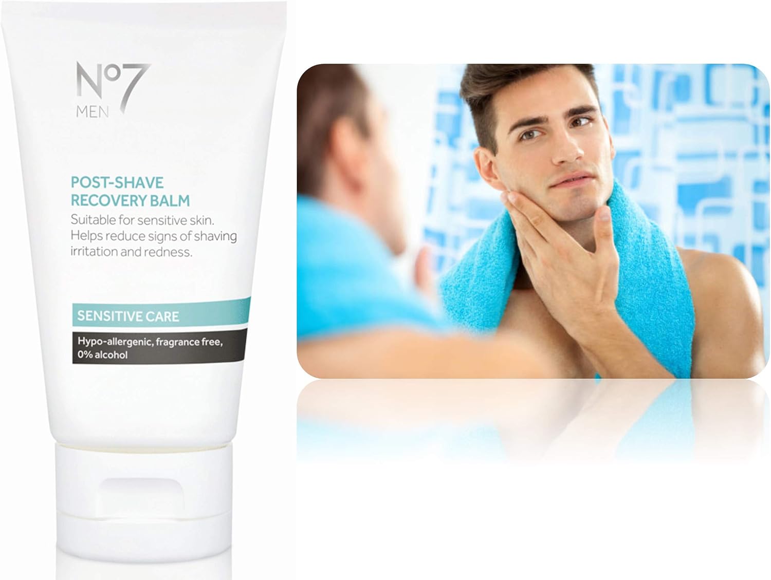 No7 Men Post Shave Recovery Balm - Image 4