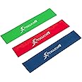 ProsourceFit Fabric Loop Resistance Bands Set with Anti-Slip Grip, Mini Workout Bands for Fitness Training to Tone Legs, Glutes and Booty