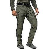IDOGEAR Men's G5 Combat Pants Ripstop Tactical Trousers with Hidden Knee Pad Camo Gear for Outdoor Training Milsim Paintball
