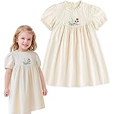 Simplee kids Baby Girl Dress Toddler Casual Dresses Summer Solid Color Floral Girl Clothes