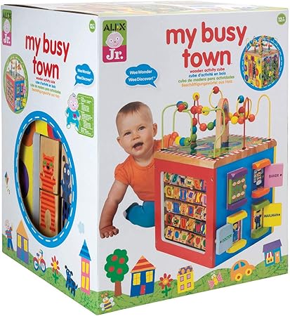 My Busy Town Wooden Activity Cube 