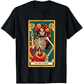 Hot Mama Tarot Card Skeleton Day of the Dead Sugar Skull T-Shirt