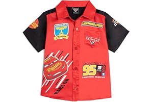 Disney Toy Story Mickey Mouse Cars Nightmare Before Christmas Button Down Shirt Toddler to Big Kid