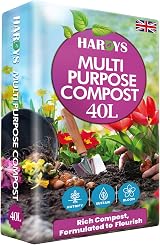 Hardys 10L Multi Purpose Compost Potting Seed Soil Indoor Outdoor Plants view 1